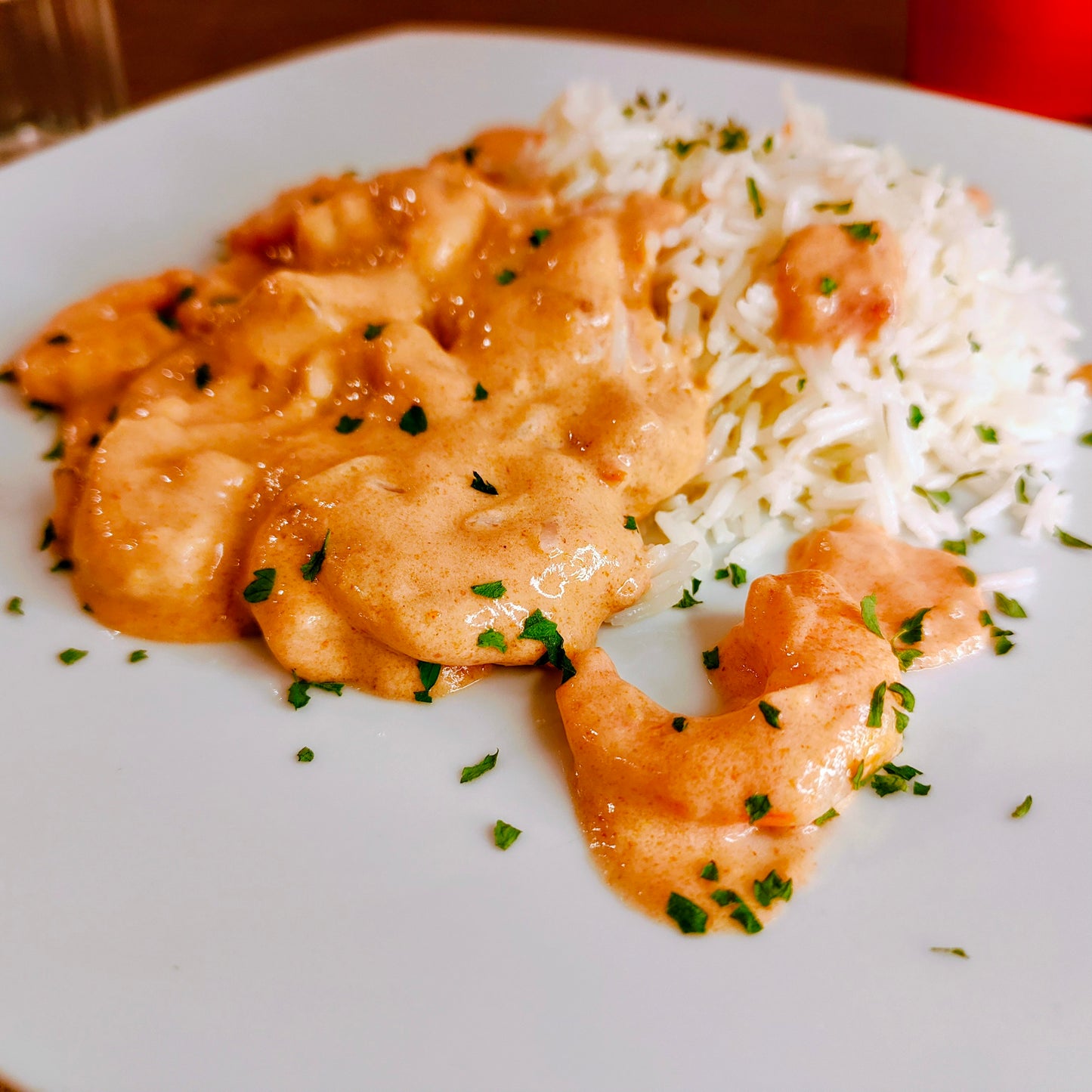 Strogonoff de Camarão