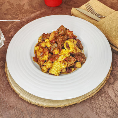 Carne de Vaca com Grão e Especiarias