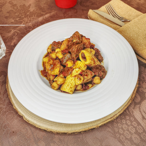 Carne de Vaca com Grão e Especiarias