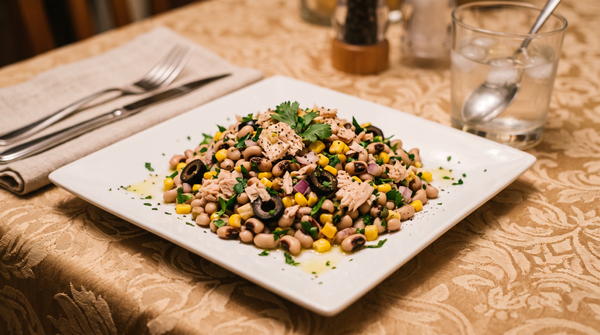 Salada de Feijão Frade com Atum
